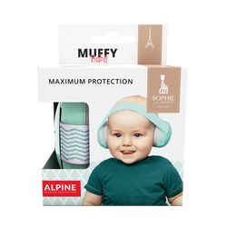 Alpine Muffy Baby Detské izolačné slúchadlá Farba: Zelená
