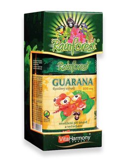 Rainforest Guarana 800 mg - 90 tbl.