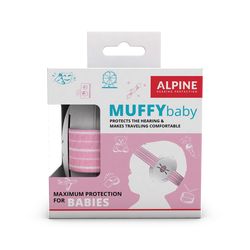 Alpine Muffy Baby Detské izolačné slúchadlá Farba: Ružová