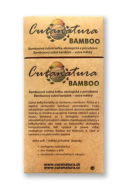 Curanatura Bambusová kefka Bamboo (extra soft) 12 ks