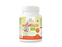 Dr. Natural Naturálek - multivitamín pre deti s hlivou a šípky 90 tabliet