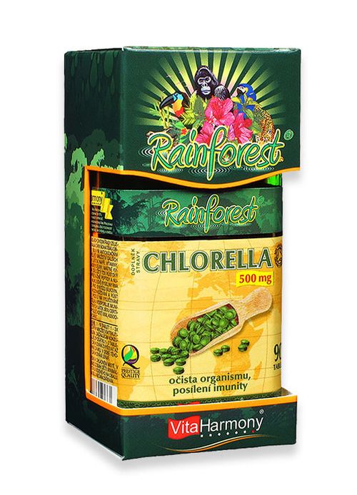 Rainforest Chlorella 500 mg - 90 tbl.