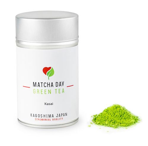 Matcha Day - BIO Matcha Čaj - Kasai 30g (plechovka) - prémiová kvalita