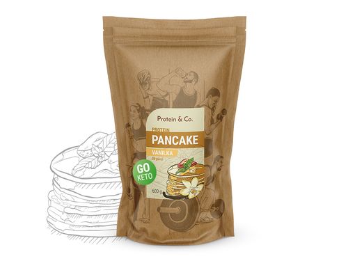 Protein&Co. Keto proteínové palacinky Váha: 600 g, Príchut´: Vanilka