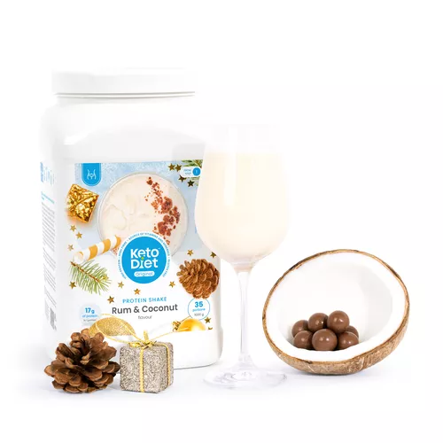 Proteínový nápoj – príchuť rum a kokos (35 porcií)