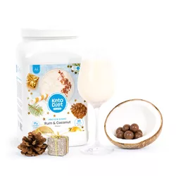 Proteínový nápoj – príchuť rum a kokos (35 porcií)