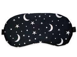 Maska na oči na spanie Mesiac s hviezdami