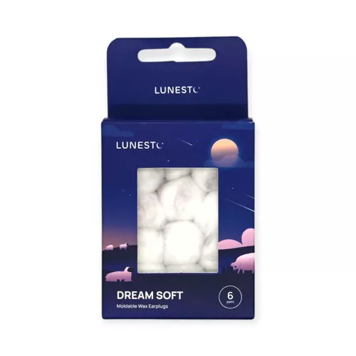 Lunesto Dream Soft voskové štuple do uší 6 párov