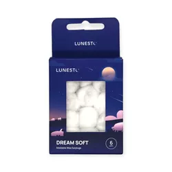 Lunesto Dream Soft voskové štuple do uší 6 párov