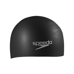 Speedo Plain flat - silikónová plavecká čiapka Farba: Čierna